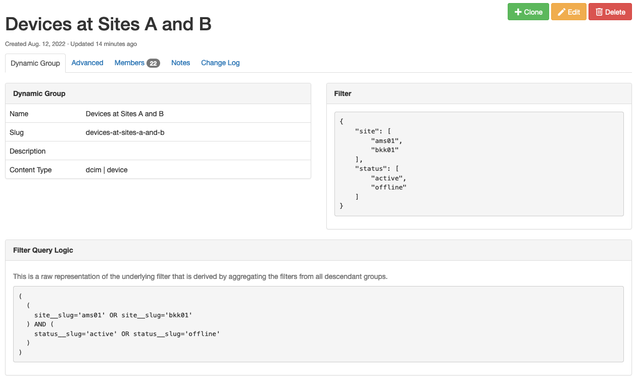 Resulting Basic Dynamic Group