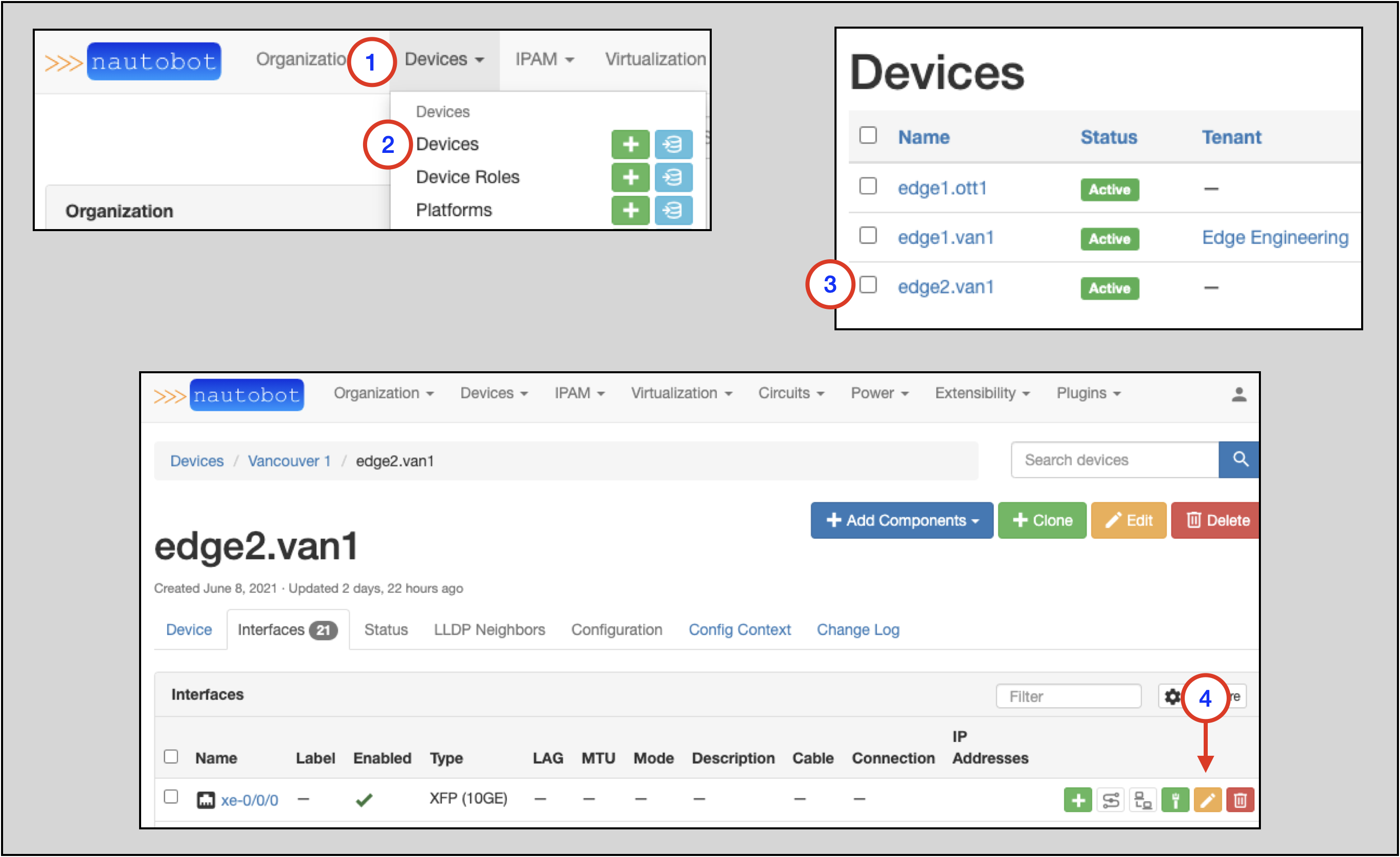 Add vlan to interface 1